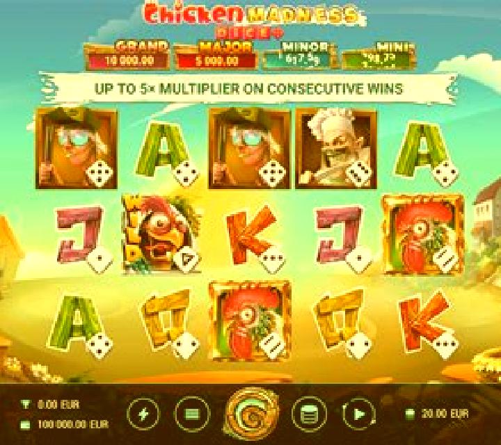 Chicken Madness Dice online slot
