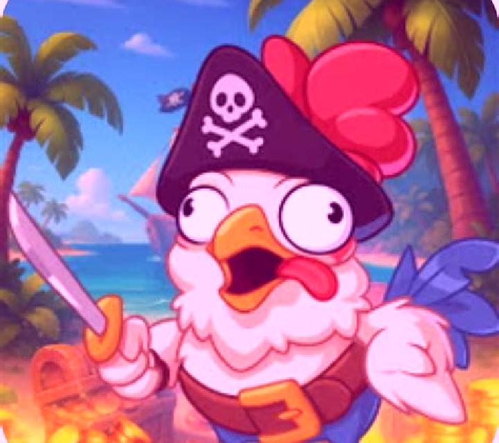 Chicken Pirate Route slot game