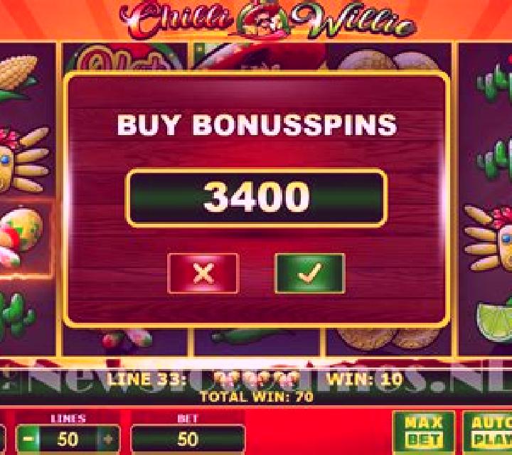Chilli Willie slot