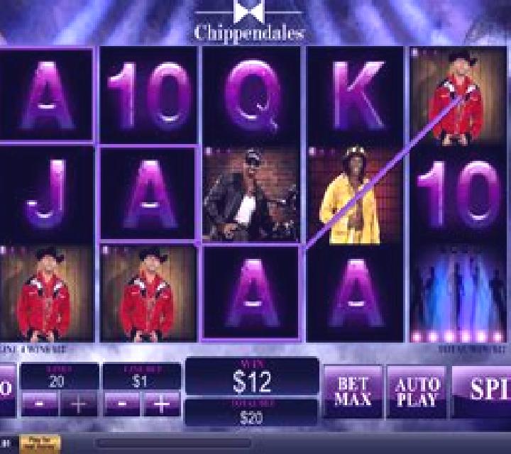 Chippendales slot machine