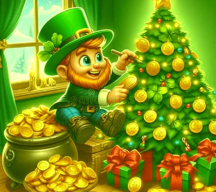 Christmas Leprechaun Money slot