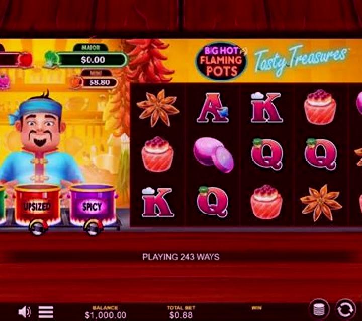Christmas Rainbow Lobster Pots slot game