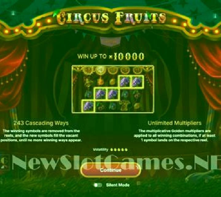 Circus Fruits slot