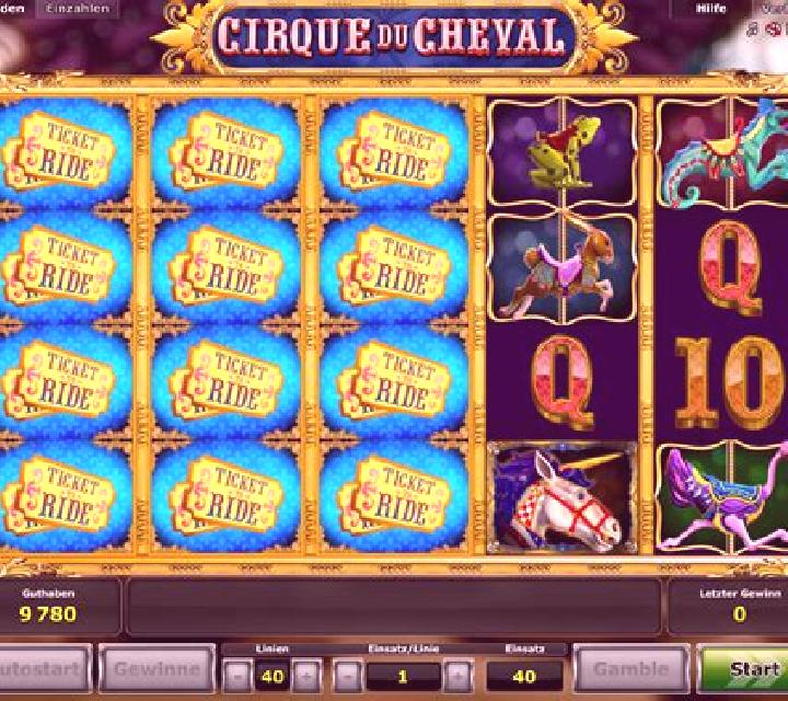 Cirque du Cheval slot