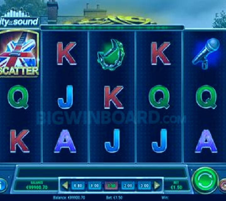 City of Sound online slot