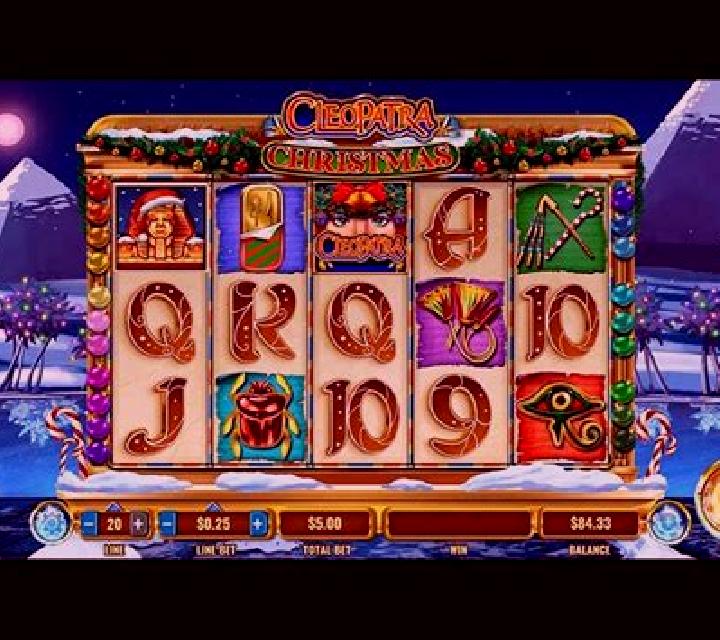 Cleopatra Christmas slot game