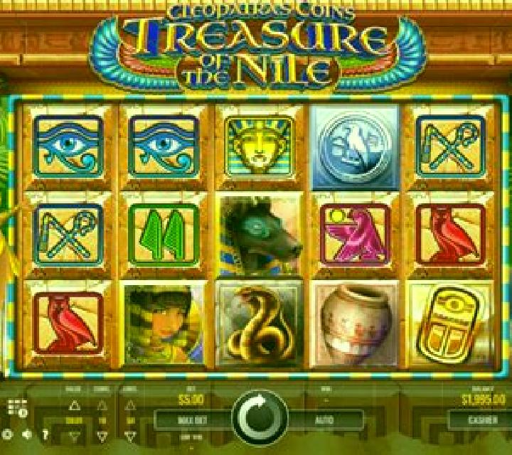 Cleopatra s Coins Treasure of the Nile online slot