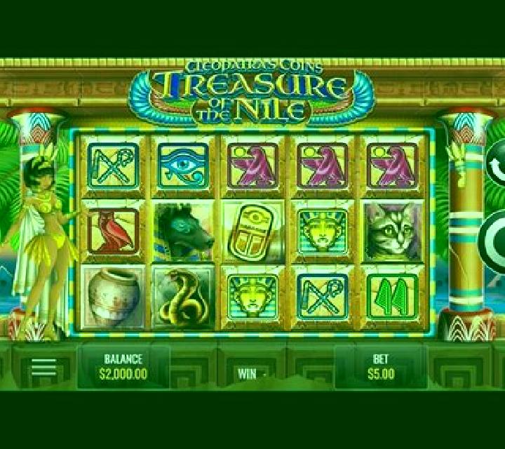 Cleopatra s Coins Treasure of the Nile slot