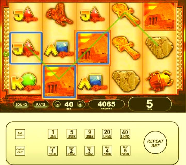 Cleo s Gold slot machine