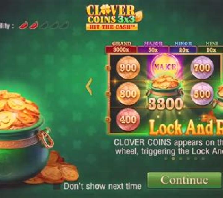 Clover Coins 3x3 online slot