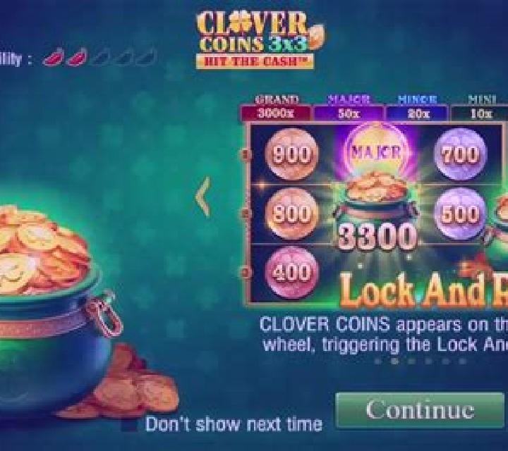 Clover Coins 3x3 slot game