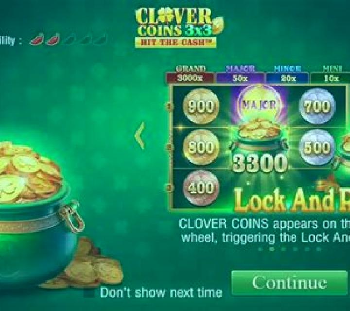 Clover Coins 3x3 slot