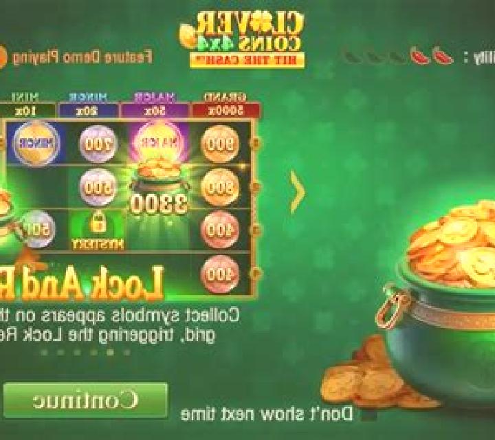 Clover Coins 4x4 slot game