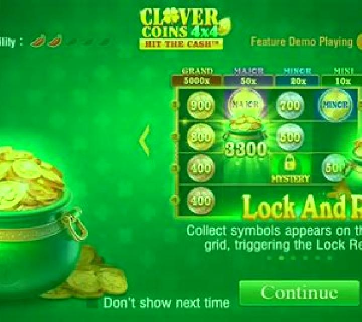 Clover Coins 4x4 slot