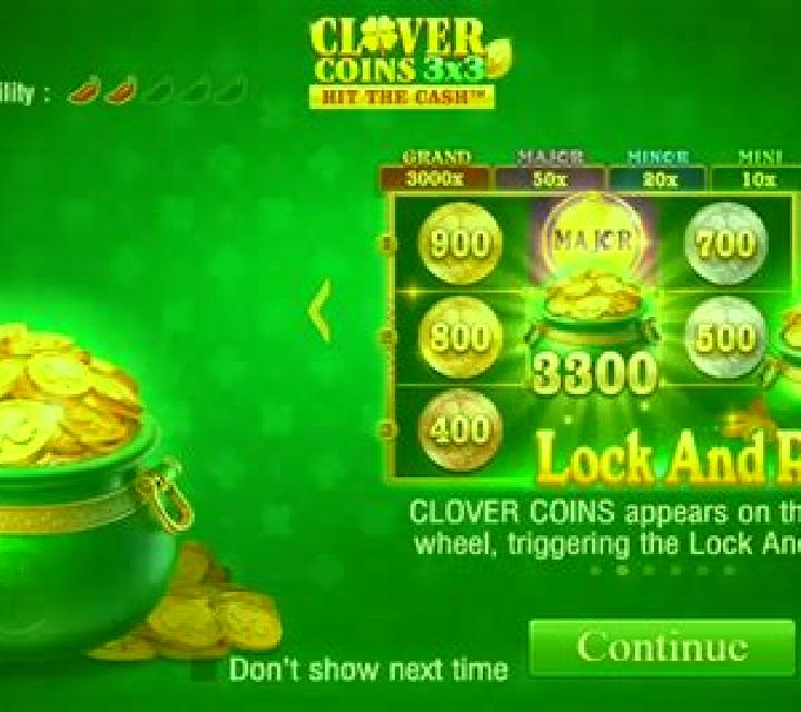 Clover Madness 100 (3x3) online slot