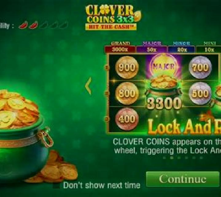 Clover Spark - Hold & Hit 3x3 slot