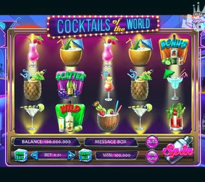 Cocktails slot machine