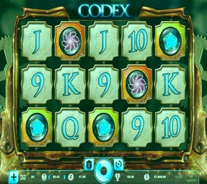 Codex slot machine