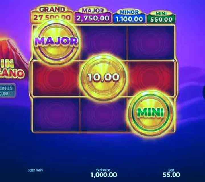 Coin UP Volcano slot game