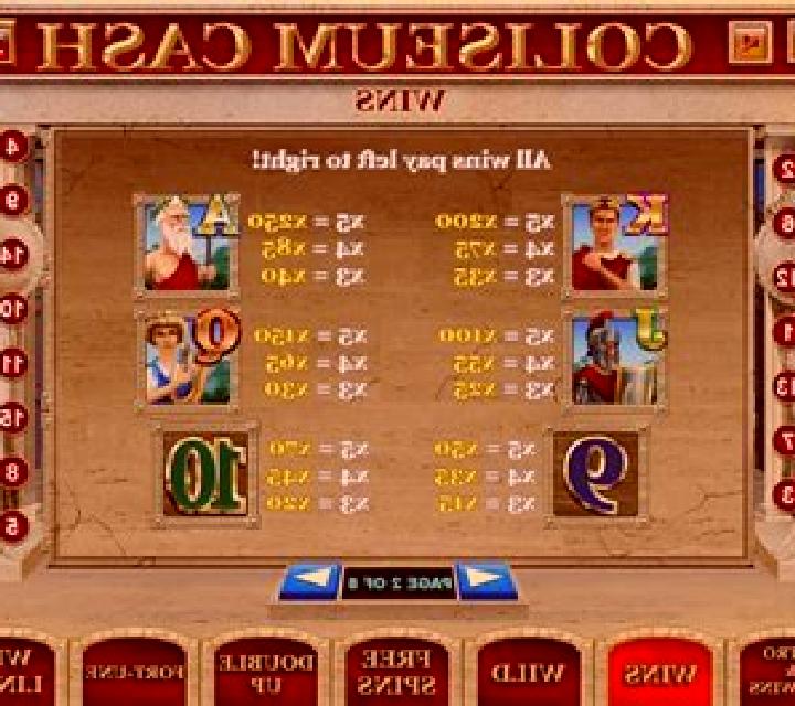 Coliseum Cash slot