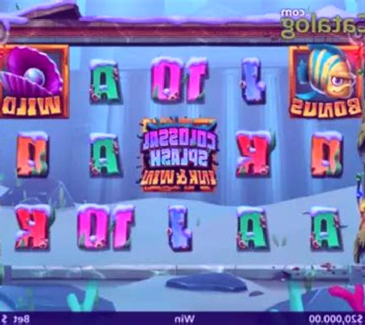 Colossal Splash Ink & Win Merry Christmas slot