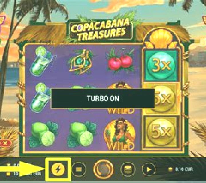 Copacabana Treasures slot game