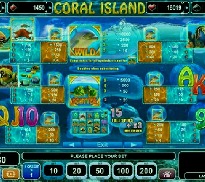 Coral Island slot game