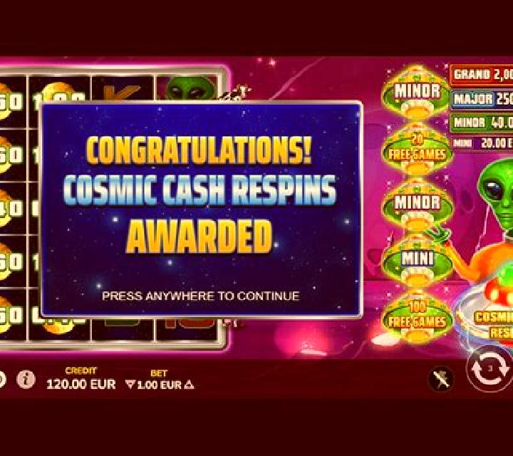 Cosmic Jewels (Mplay) slot machine