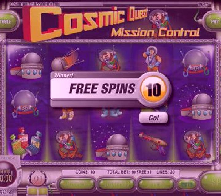 Cosmic Quest: Mission Control slot game