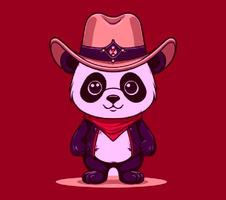 Cowboy Panda Hold and Spin slot machine