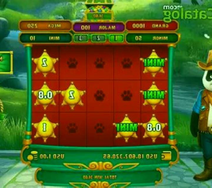 Cowboy Panda Hold and Spin slot
