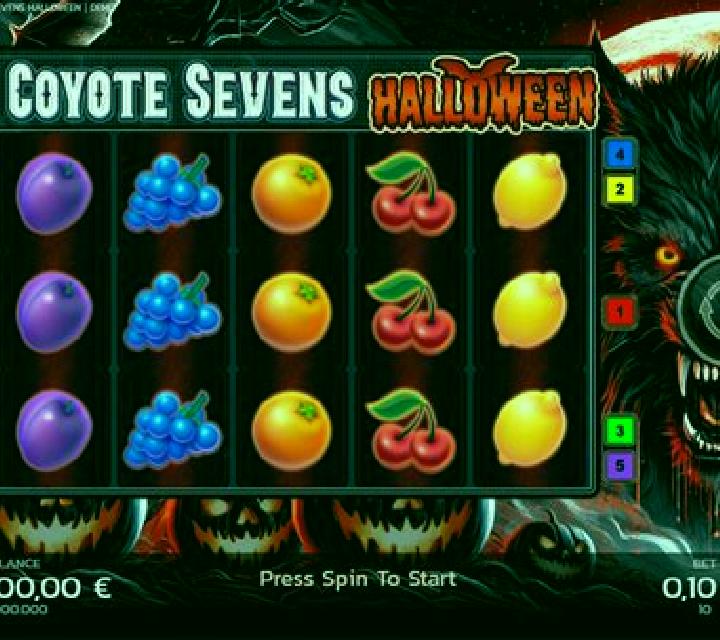 Coyote Sevens Halloween slot