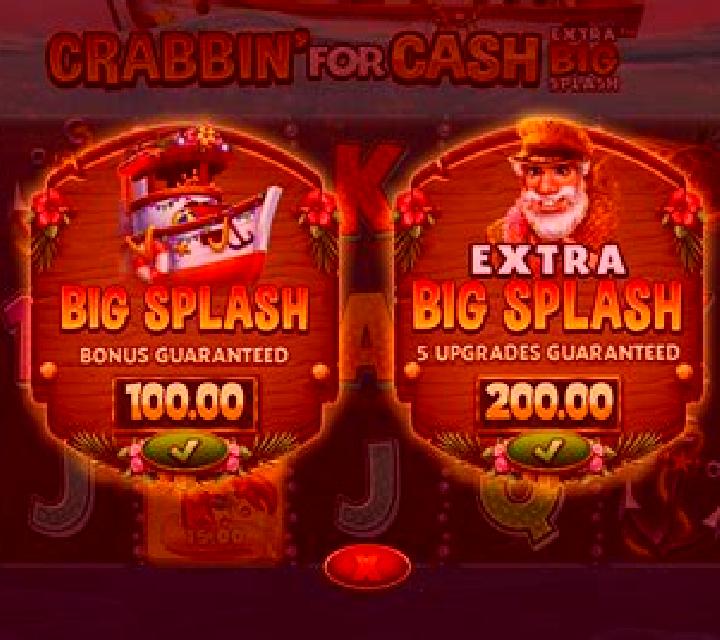 Crabbin For Cash Extra Big Splash slot game