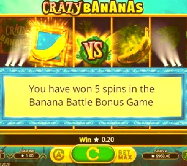 Crazy Bananas slot game