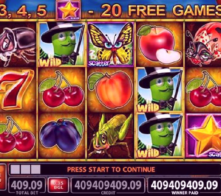 Crazy Caterpillar slot machine