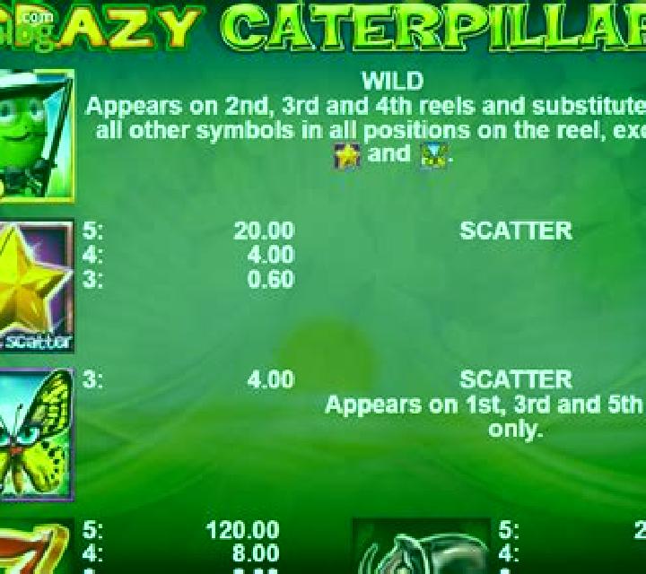 Crazy Caterpillar slot