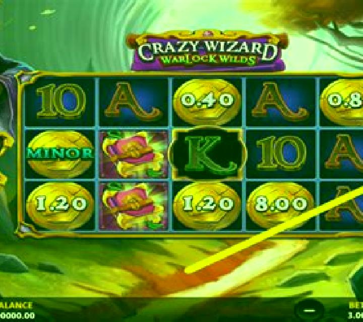 Crazy Wizard Warlock Wilds online slot