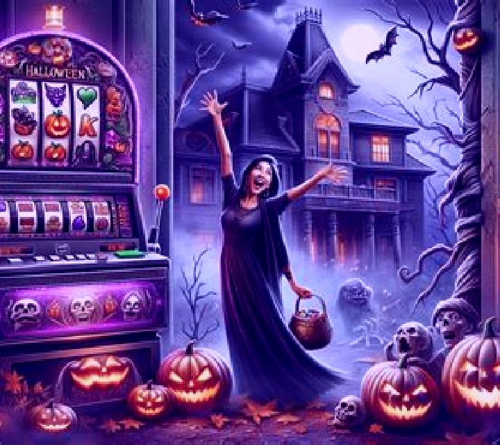 Creepy Halloween slot machine