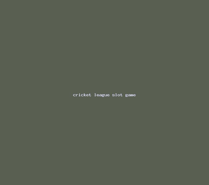 Cricket League slot game