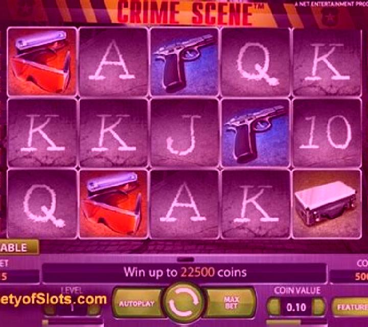 Crime Scene (NetEnt) slot machine