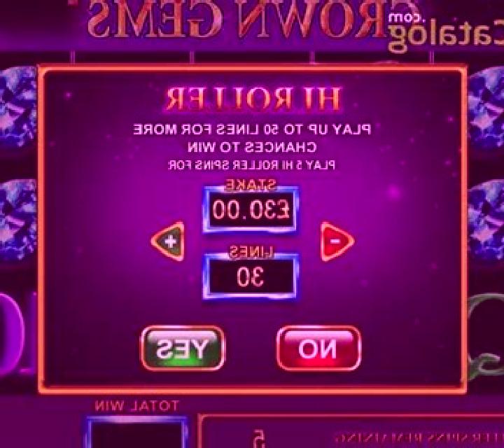 Crown Gems Hi Roller slot game