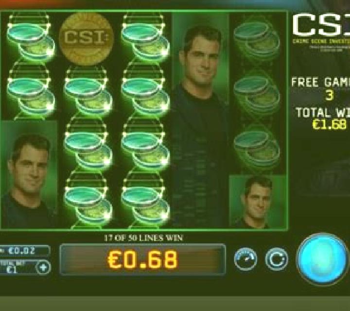 CSI: Crime Scene Investigation (Atlantic Digital) slot machine