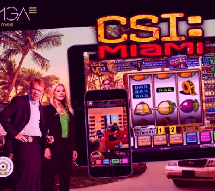 CSI Miami slot machine