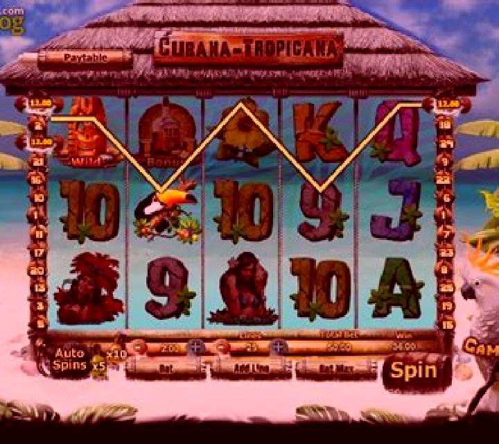 Cubana-Tropicana scratch slot game
