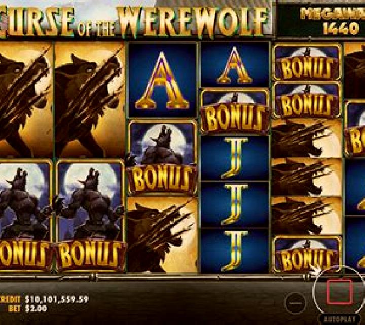 Curse of the Werewolf Megaways slot machine