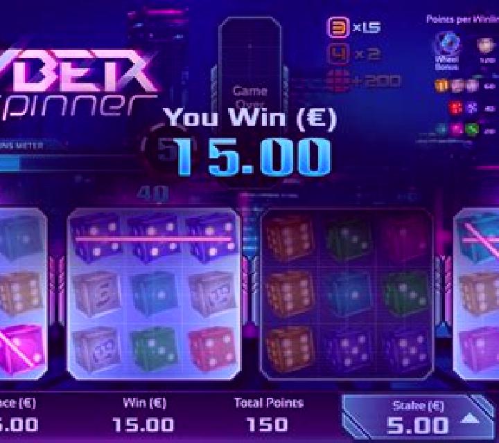 Cyber Spinner slot game