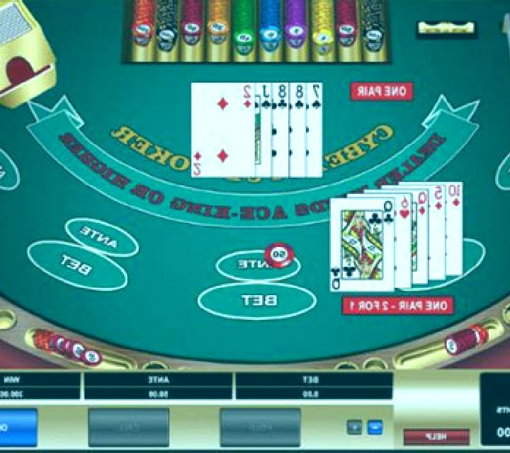 Cyber Stud Poker slot game