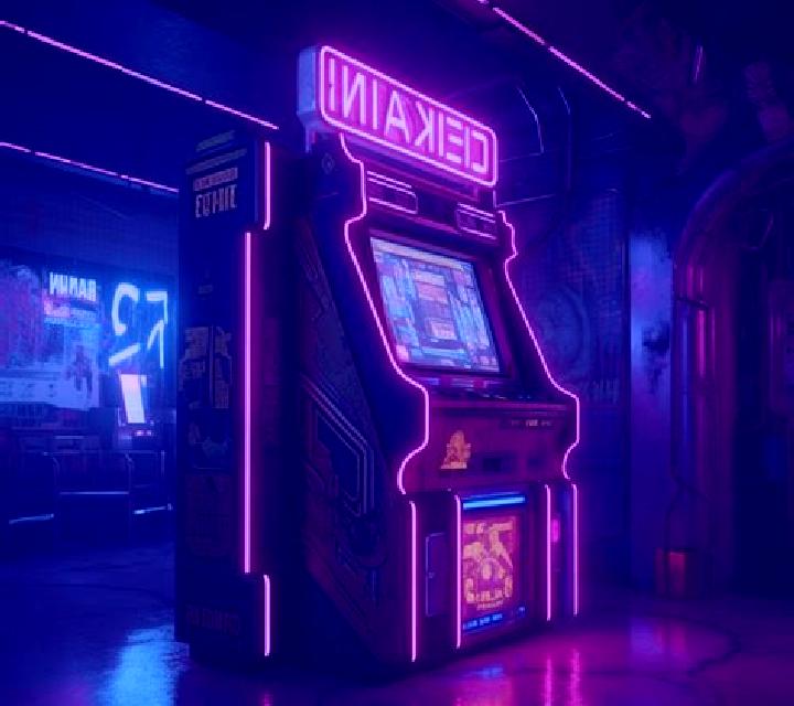 Cyberpunk slot machine