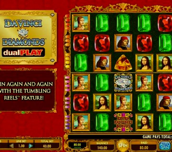 Da Vinci Diamonds Dual Play online slot