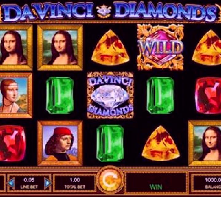 Da Vinci Diamonds slot game
